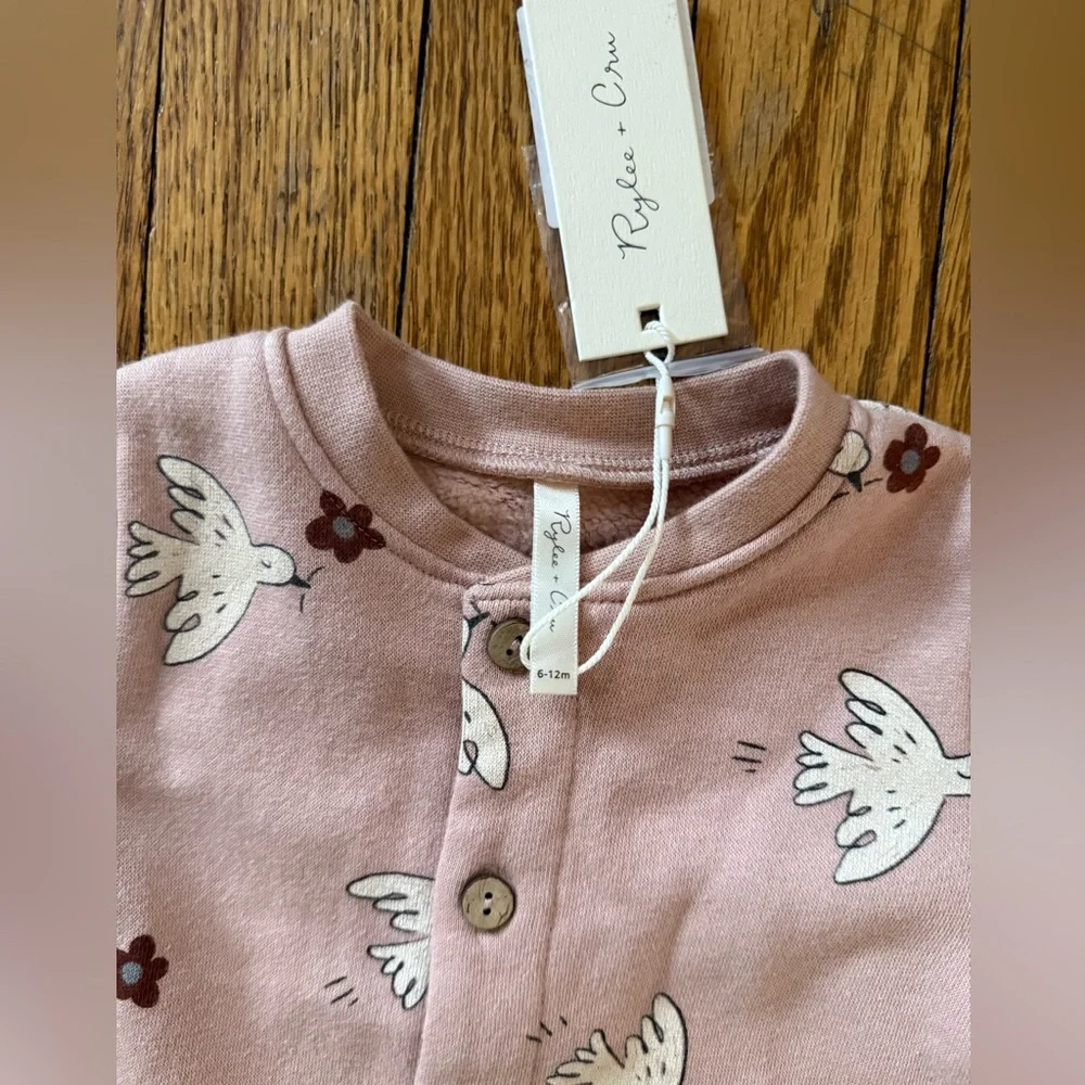 Rylee + Cru Bird One Piece - Size 6-12 Months - NWT